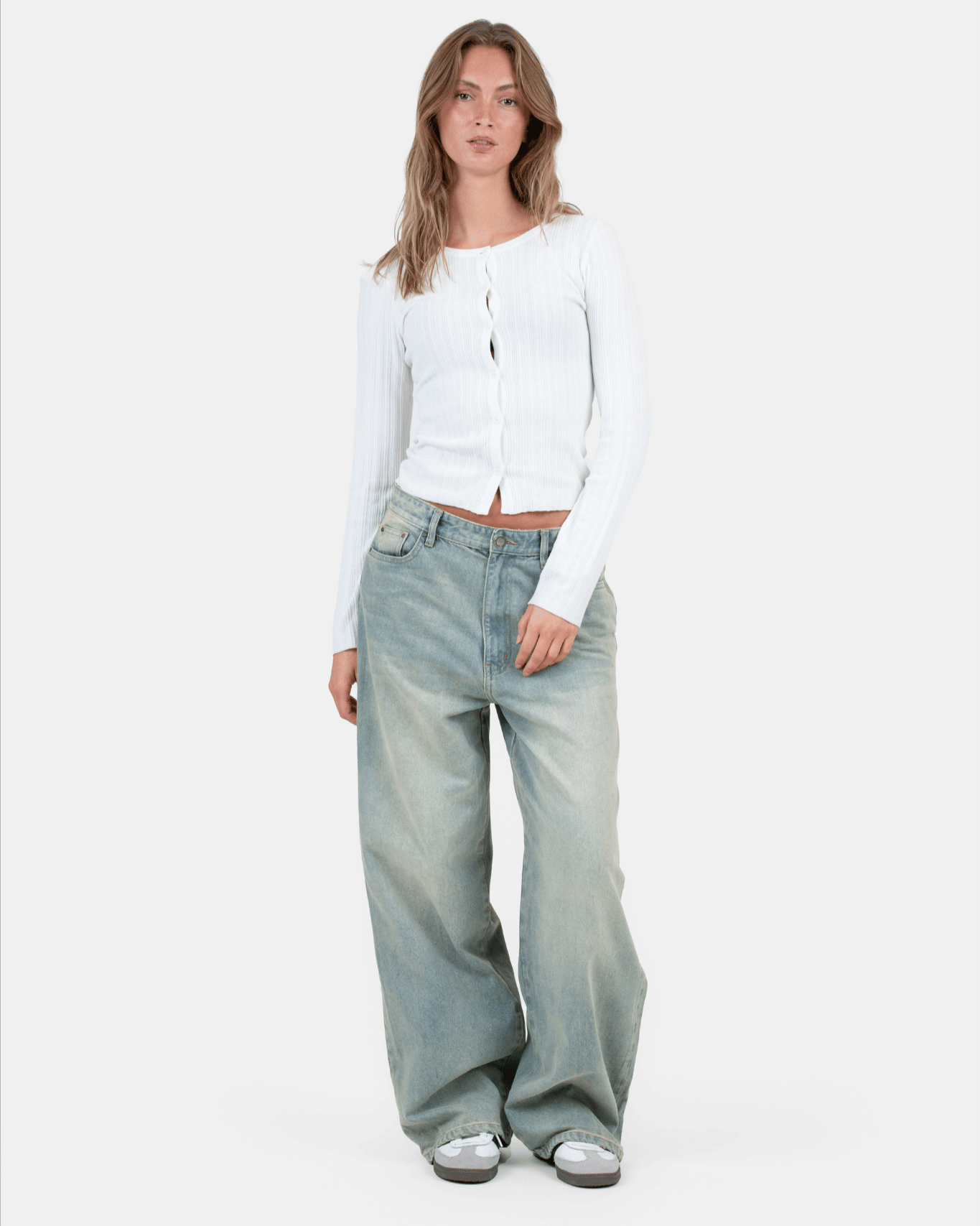 Baggy Denim Jeans Light Blue Vintage Wash | Skagen - clothing.dk